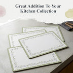 Pimpernel – Portmeirion Lavandula Placemats – GreenWhite, Set of 4 - Image 7