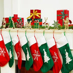 Therwen Set of 8 Christmas Stocking Holders,Retro Style,Multicolor - Image 5