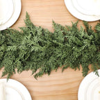 Jutom 1 Pcs 18 ft Artificial Cedar Garland for Christmas - Image 3