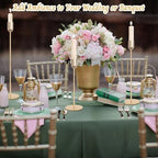 54 Pcs Glod Candle Holders Set,Vintage Taper & Pillar Candle Sticks for Wedding,Dining Table, Fireplace Mantel, Elegant Home Decor, Housewarming Gift, Festive Centerpiece - Image 6