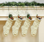 Fesciory Christmas Stockings 6 Pack, 14 Inch Cable Knit Xmas Decor - Image 4