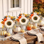 Fall Decor Flower Table Centerpieces, Set of 6 Pre-Made - Image 5