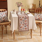 Patdrea Designer French Vintage Linen Table Runner,12"X102" - Image 3