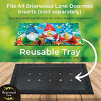 Briarwood Lane Briarwood Lane Outdoor Rubber Doormat Tray Floral Design x Standard Tray - Image 2