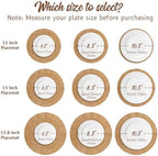 BAVIFY 13.8" Round Woven Placemats Set of 10, Table Mats for Dining Table - Image 3