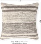 · REDEARTH · Boho Tufted Textured Handwoven Throw Pillow Cases - Taupe - Image 2