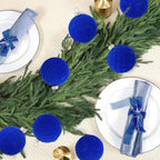 Garvee 25 Pcs Christmas Ball Ornaments, 2.36 in Blue Velvet Flocked Xmas Holiday Ball Set, Shatterproof & Lightweight Plastic Christmas Decorations for Trees Parties - Image 5