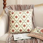 patdrea Vintage Velvet Throw Pillow Cover,Set of 2,18"x18"-Kulom B - Image 3