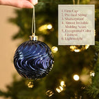 Valery Madelyn 100ct Christmas Tree Decorations Variety Ball Ornaments Set - Image 5
