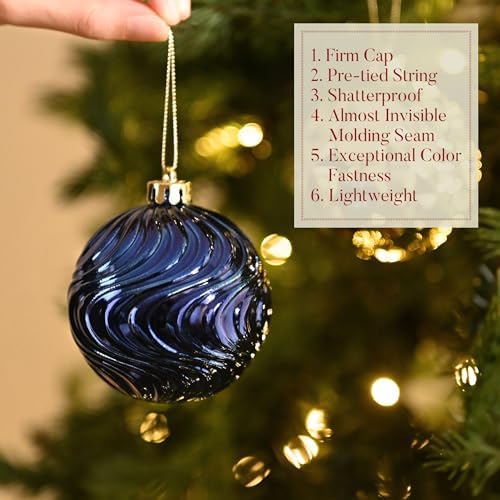 Valery Madelyn 100ct Christmas Tree Decorations Variety Ball Ornaments Set - Image 5