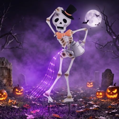 Lewondr 35" Skeleton Halloween Decorations Outdoor by Lewondr