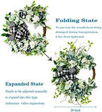 WREATHOME Farmhouse Wreaths for Front Door Year Round - Image 6