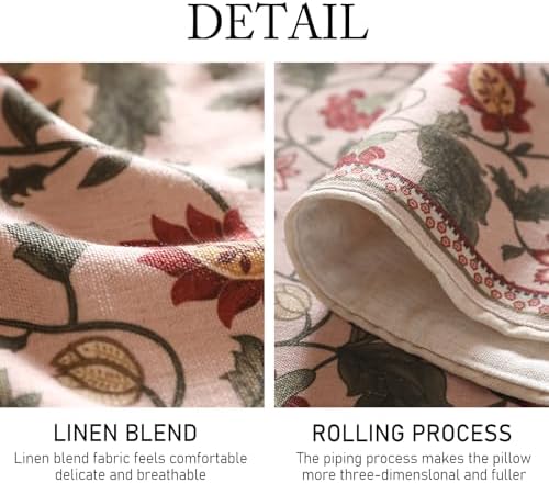 ISAENNE Designer Vintage Linen Table Runner,71"x12"-Ratina - Image 6