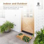 Coir Welcome Mat, Non-Slip, Leaves, 17 x 29 in - Image 6