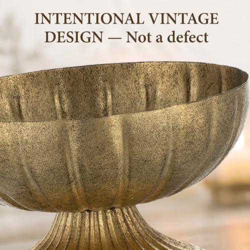 NUPTIO Gold Compote Vase for Centerpiece, 8.5" Wide Opening, 10 Pcs - Image 5