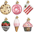 Old World Christmas Mini Dessert Ornament Set Glass Blown Ornament for Christmas Tree, Handcrafted Holiday Decoration, Set Collection by OldWorldChristmas