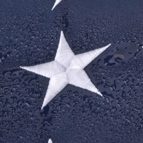 Large American Flag 12x18 FT, US Flag USA High Wind with Embroidered Stars, Sewn Stripes, Brass Grommets, Durable Outdoor Outside - Image 4