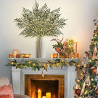 6 Pcs Lighted Norfolk Pine Branches for Vase 35"Artificial Pine Branches - Image 5