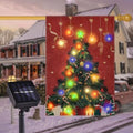 Lighted Christmas Garden Flag for Outside, Xmas Tree (Christmas Tree - Multicolor, 28x40 Inch) by FLAGMESAGE