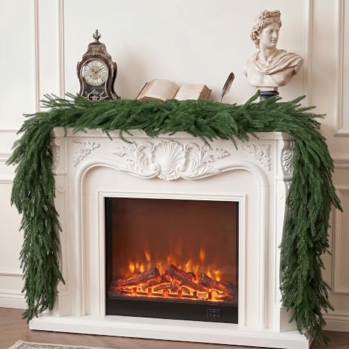 6FT 4 Pack Norfolk Pine Garland, Realistic Christmas Mantel Decor by Unknown