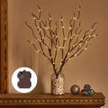 Birchlitland Lighted Brown Branches 18IN 70L Warm White Fairy Lights, LED Willow Branch Lights with Timer Battery Operated for Home Bedroom Living Room Vase Decoration by Birchlitland