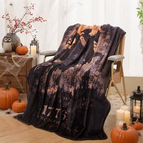 Halloween Blanket 50 x 60 in, 1776 Horseman Design - Image 3
