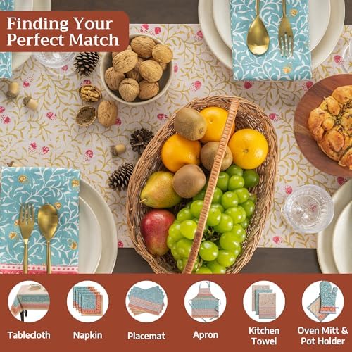 Maison d' Hermine Table Runner 100% Cotton 14.50" x 72" (Double Layer) - Image 4