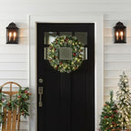 National Tree Company 24in Pre-Lit Crestwood Spruce Christmas Wreath - Image 4