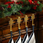 Lounsweer 12 Pcs Snowflake Christmas Stocking Holders - Image 3