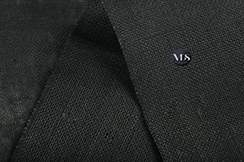 VDS Pack of 25, Burlap Table Runner 100% Natural Jute Rustic Hessian Table Cloth Centrepiece for Wedding Bridal Shower Birthday Event Party Banquet Table Decoration (Size 12X108 Inch)(Black) - Image 2