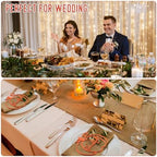 48 Pcs Thanksgiving Wood Grateful Cutout Plate Signs for Family Table - Image 5
