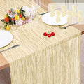 6 Pack Cheesecloth Table Runner 10Ft Christmas Gauze Boho Table Runners for Wedding Decor Bridal Shower Decorations Baby Shower Party(35" x 120") by Home