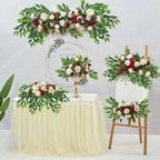 Artificial Italian Ruscus Greenery Stems, Faux Green Leaf Garland Branches Hanging Greenery Spray for Wedding Bouquet Arch Table Centerpiece Home Decor (Green-40 Pack) - Image 6
