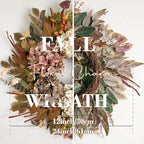 24 Inch Hydrangea Fall Wreaths for Front Door, Fall Decor for Home - Image 5