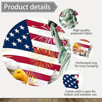 Large American Flag Backdrop 10 x 8 ft Independence Day Decorations 4th of July Banner Patriotic Photography Background Veterans Memorial Day Photo Booth Props Supplies - Image 6