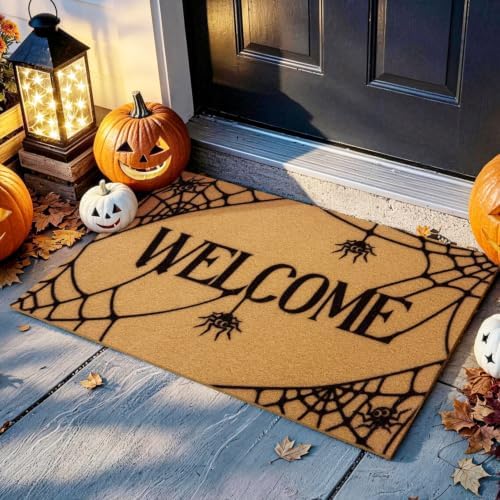 Halloween Door Mat, Non Slip Front Welcome Mat Outdoor Indoor 24x36 by PKFEDR