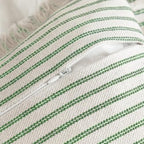 YEENAASY Throw Pillow Covers 18x18 Boho Striped Pillow Cases with Tassel - Image 3