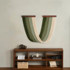 SlenyuBridal Tie-Dye Macrame Wall Hanging Large Dip Dye Yarn Tapestry Home Boho Wall Decor Ombre Wall Art Headboard Bedroom Living Room Apartment - Image 3