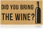 Coir Welcome Mat, Non-Slip, Wine, 17 x 29 in by AmaruDoorMats