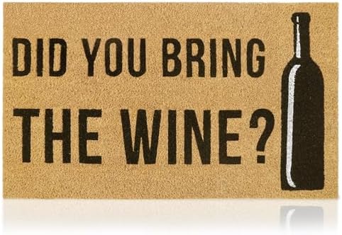 Coir Welcome Mat, Non-Slip, Wine, 17 x 29 in by AmaruDoorMats