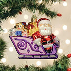 Old World Christmas Santa and Friends (Rudolph the Red-Nosed Reindeer) Glass Blown Ornament for Christmas Tree, Handcrafted Holiday Decoration, Rudolph Collection - Image 5