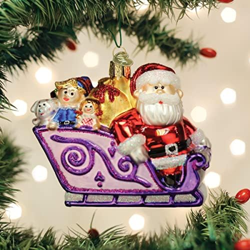 Old World Christmas Santa and Friends (Rudolph the Red-Nosed Reindeer) Glass Blown Ornament for Christmas Tree, Handcrafted Holiday Decoration, Rudolph Collection - Image 5