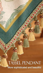Patdrea Designer Vintage French Linen Table Runner,12"X102"-Cecilia A - Image 5