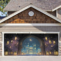 7 * 16FT Ramadan Garage Door Cover Decorations Ramadan Garage Door Banner for Outdoor Indoor Summer Party Photography Backdrop by ANNAQUEEN
