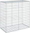 vidaXL Gabion Basket with Cover 39.4"x19.7"x39.4" Galvanized Iron by vidaXL