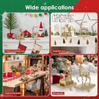 Christmas Stocking Holders for Mantle 2 Reindeer Stocking Hangers - Image 6