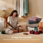 Bedsure Extra Soft Large Fleece Blanket for Bed Beige 120"x120" - Image 5