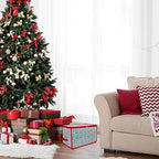 Northlight 20.5" Transparent Zip Up Christmas Storage Box- Holds 112 Ornaments - Image 3