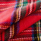 MIULEE Christmas Plaid Decorative Euro Pillow Covers Set of 2 24x24inch Red - Image 7