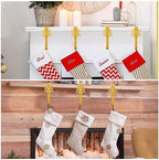 Lounsweer 12 Pcs Snowflake Christmas Stocking Holders - Image 5